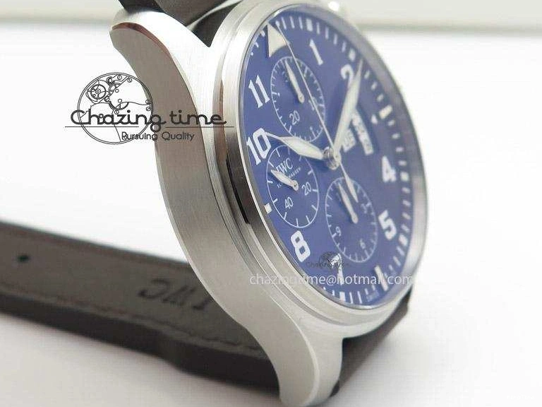 MIROTIME 0319 Pilot Chrono 377706 “Le Petit Prince” V6F Best Edition Blue Dial on Brown Leather Strap A Colorful 7387